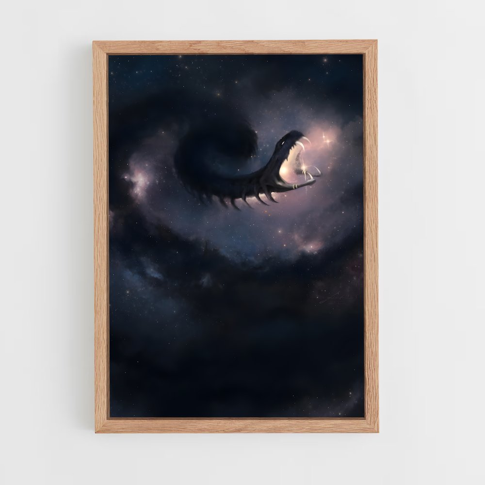 Poster Dragon des Étoiles – affiche Art spatial (vue 4)